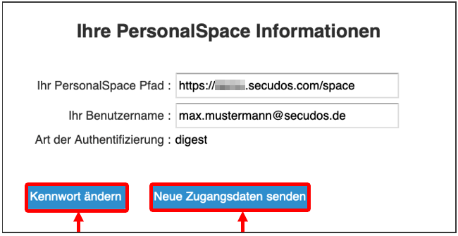 Change account details