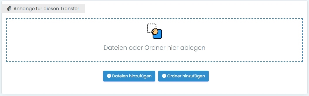 Schaltfläche Datei und Ordner
