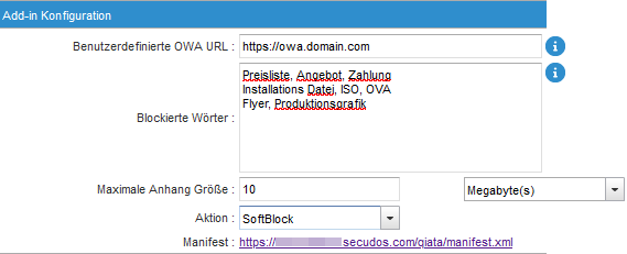 Add-In Configuration