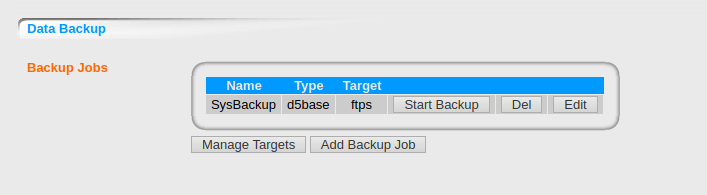 DOMOS6 BackupNG Confjob