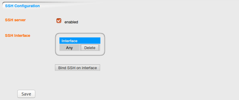 DOMOS6 SSH Configuration