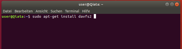 davfs2 Installation