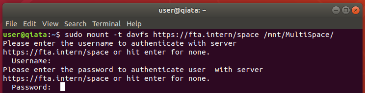 Anmeldung über die Kommandozeile
