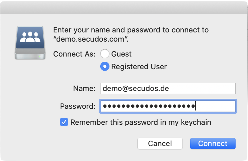 Login to network drive