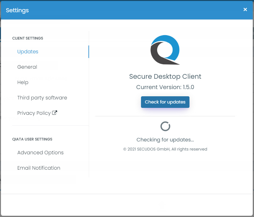 Transfer Settings in SDC