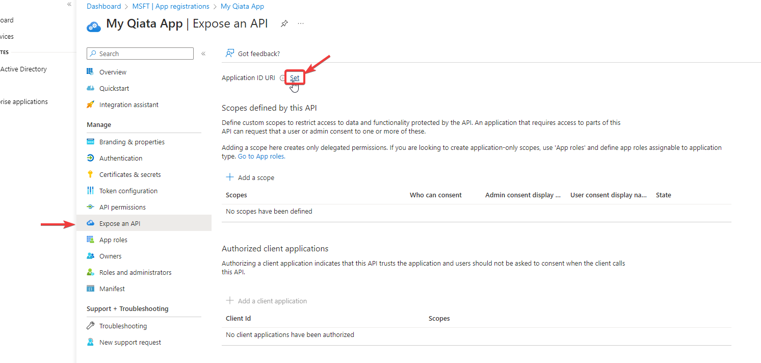 Expose an API