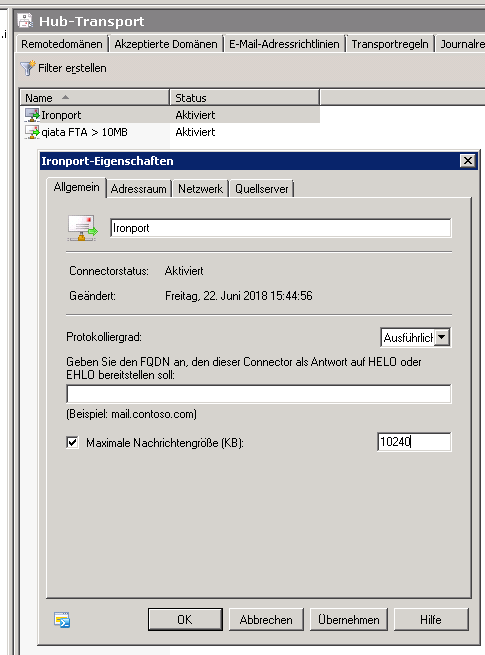 Customize default connector