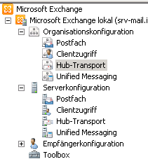 Hub-Transport Exchange 2010