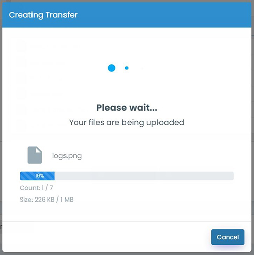 Upload in Progress
