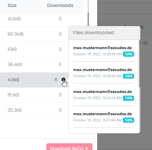 Download Informationen